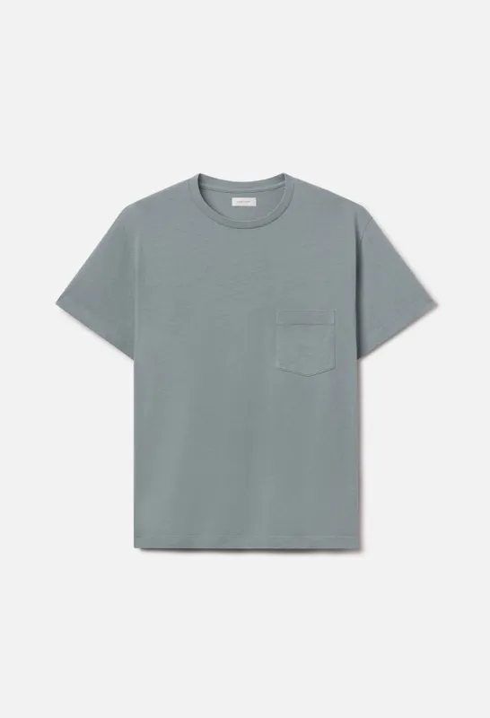 Air Spun Beach Pocket Tee / Mineral made by John Elliott