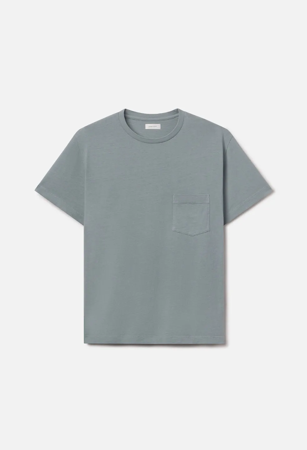 Air Spun Beach Pocket Tee / Mineral sold by John Elliott