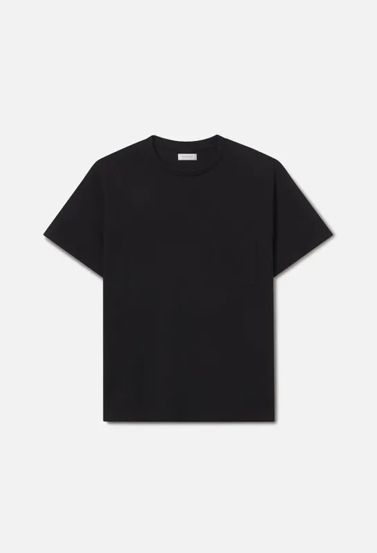 Air Spun Beach Pocket Tee / Black made by John Elliott