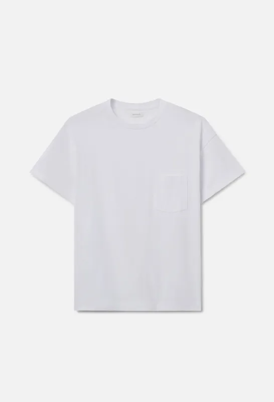 Air Spun Beach Pocket Tee / White made by John Elliott