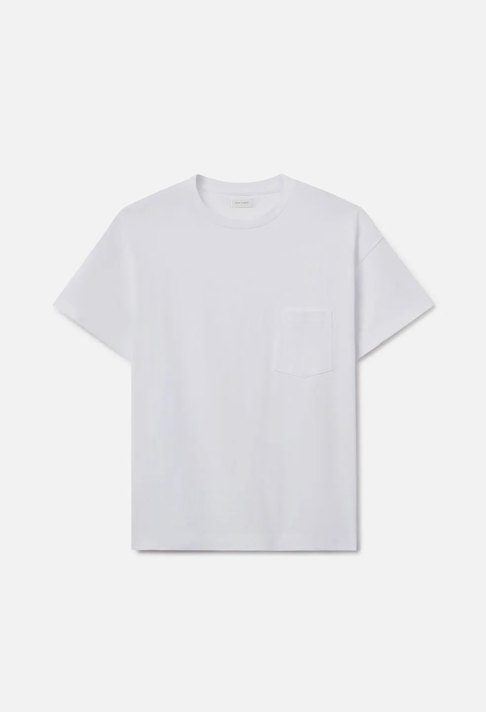 Air Spun Beach Pocket Tee / White sold by John Elliott