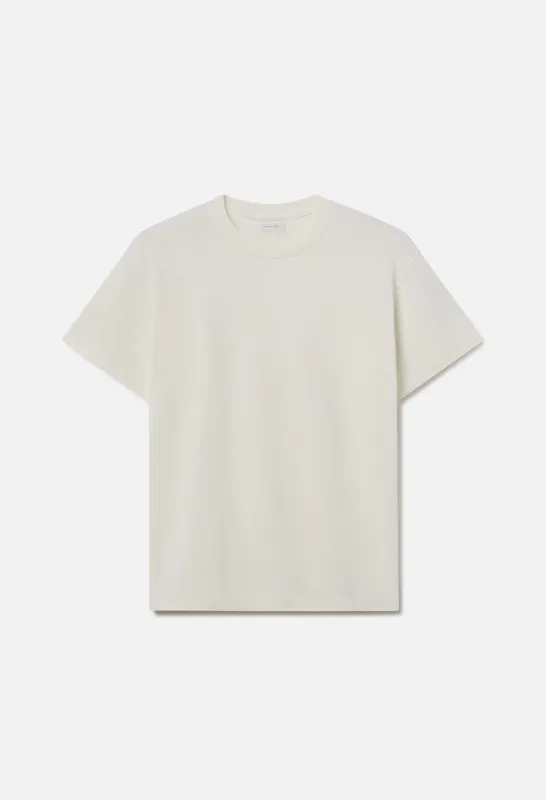 Air Spun Shrunken Tee / Salt made by John Elliott