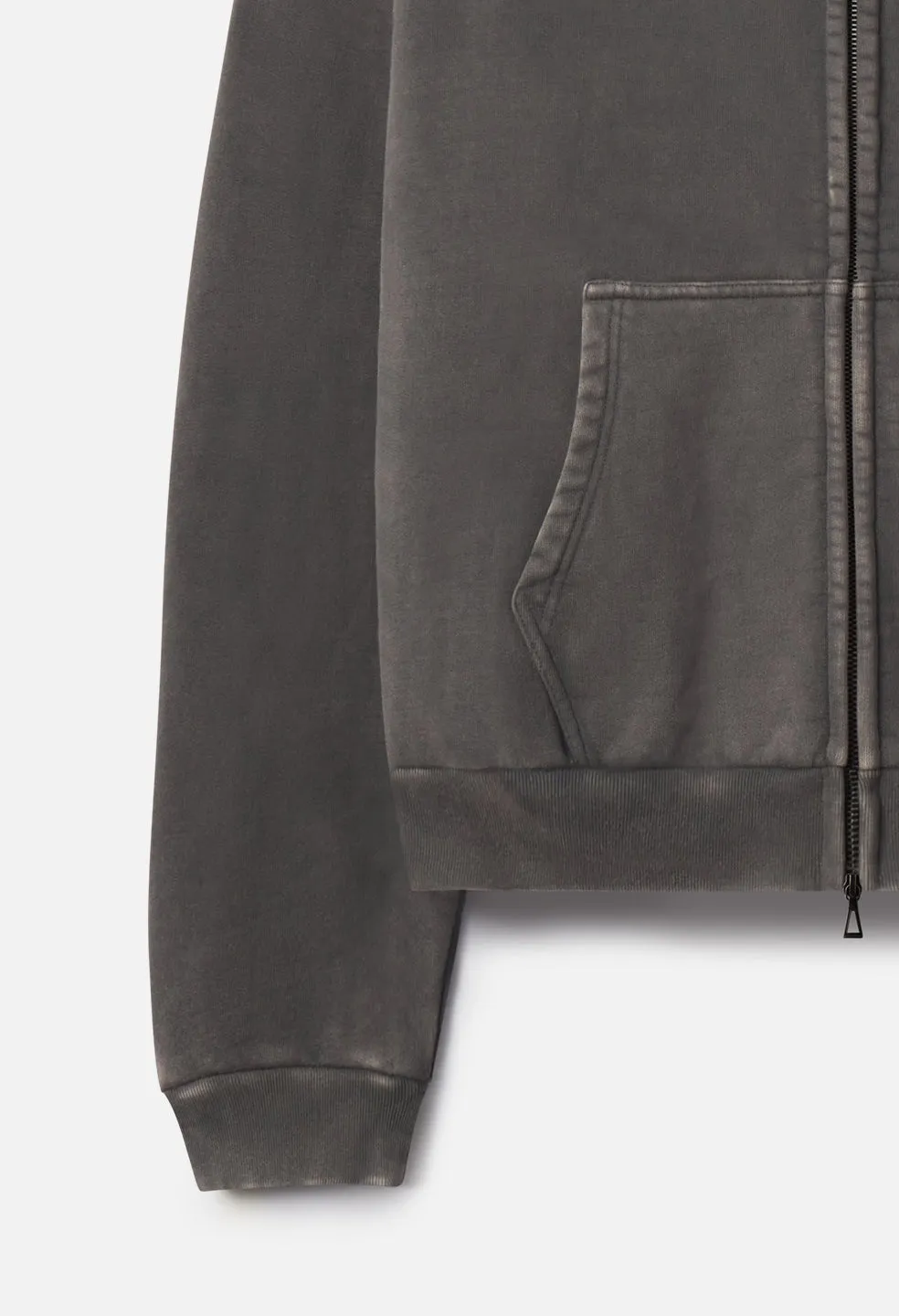 Overcast Fleece Frances Full-Zip / Washed Black sold by John Elliott product image thumbnail 3