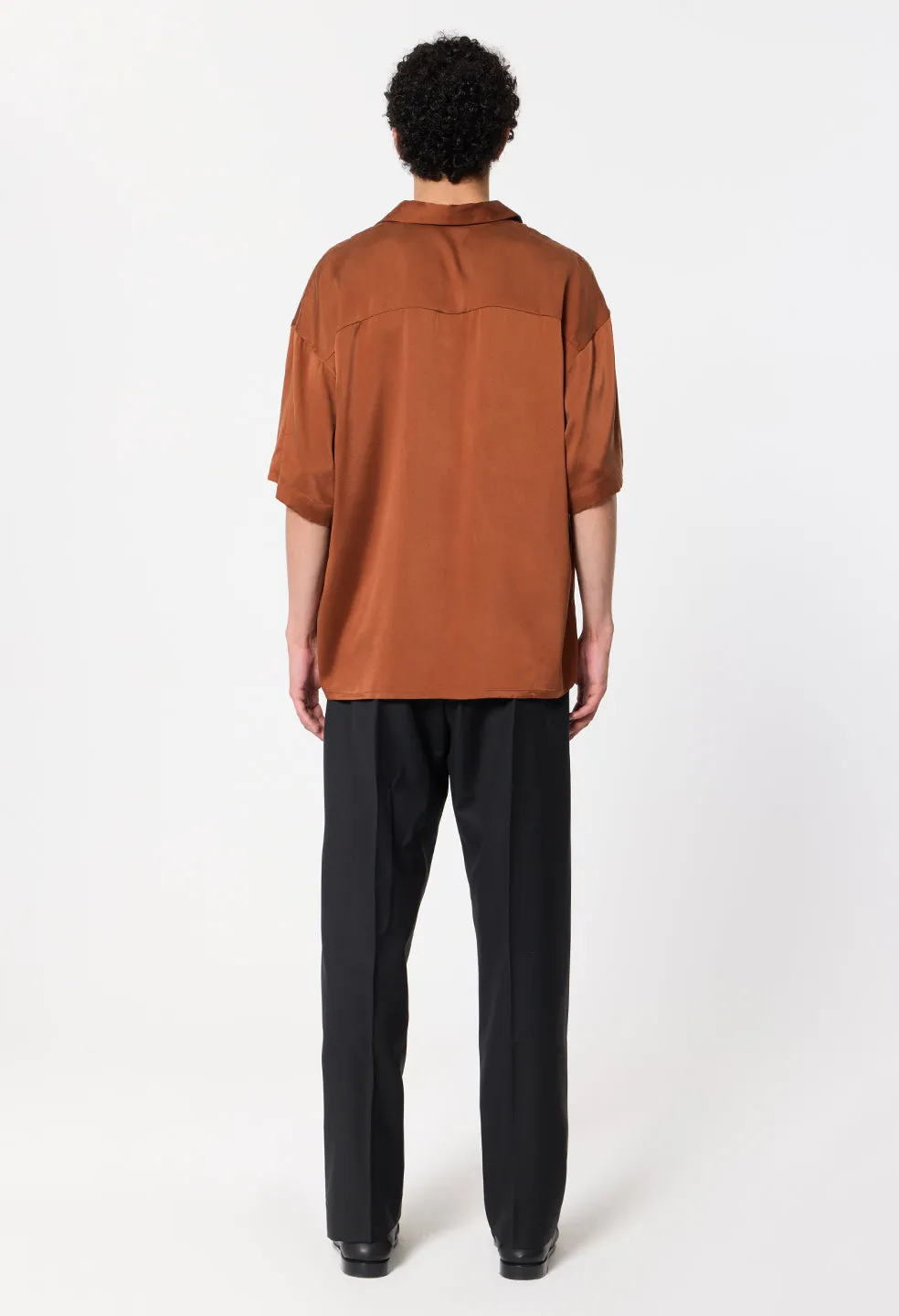 Brushed Silk Button Up / Rust sold by John Elliott product image thumbnail 5