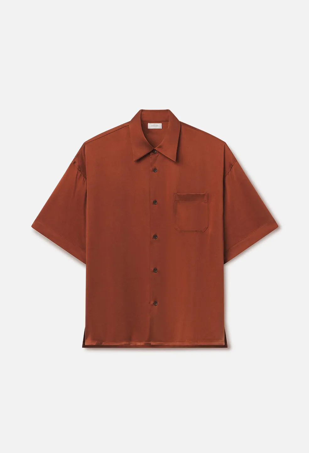 Brushed Silk Button Up / Rust sold by John Elliott