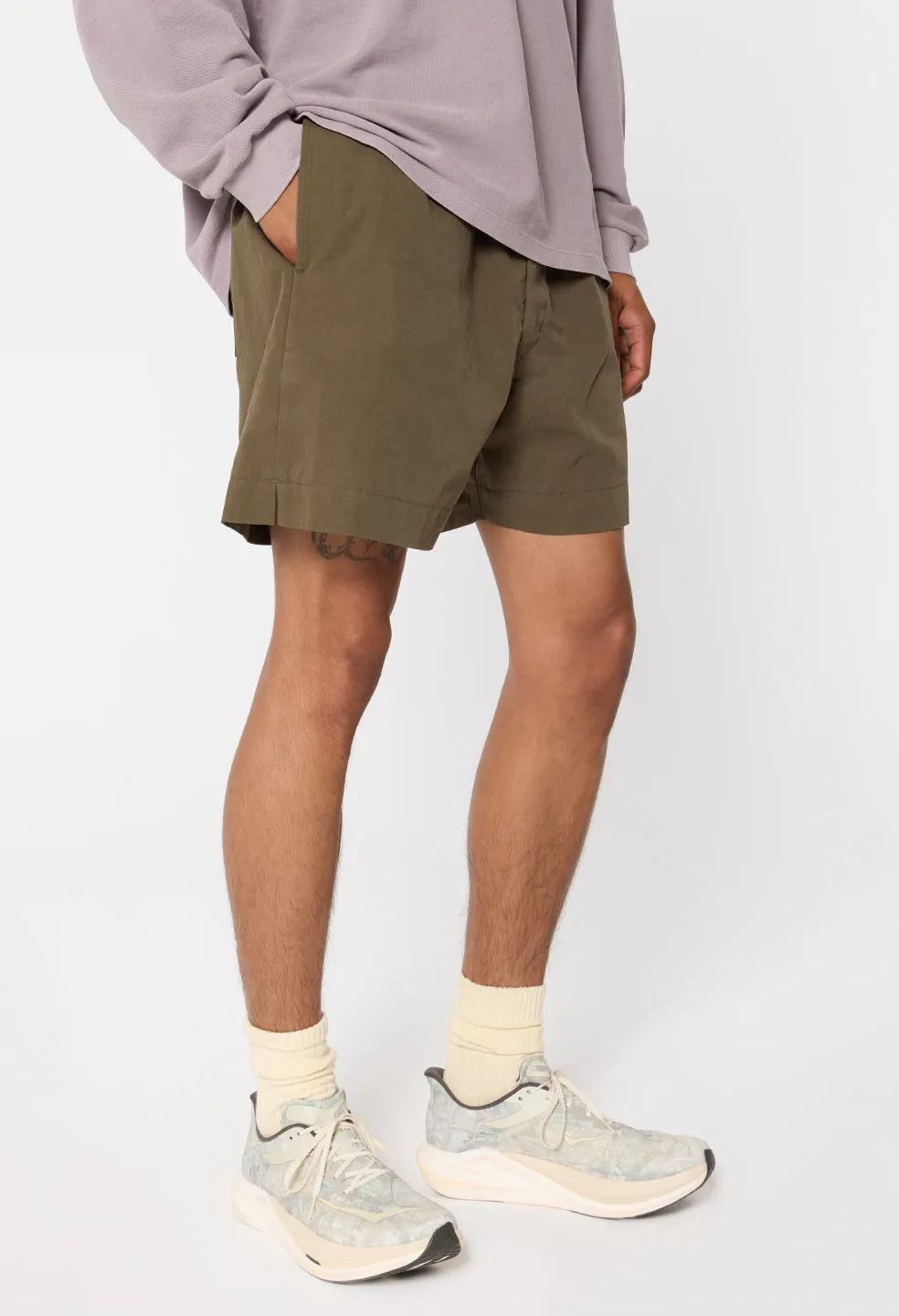 Cotton Kennedy Shorts / Olive sold by John Elliott product image thumbnail 2