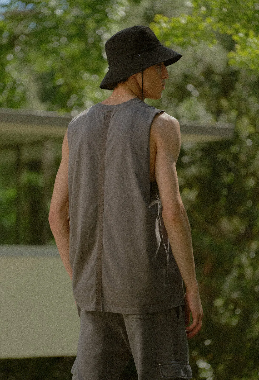 Platoon Cut-Off Tee / Washed Black sold by John Elliott product image thumbnail 2