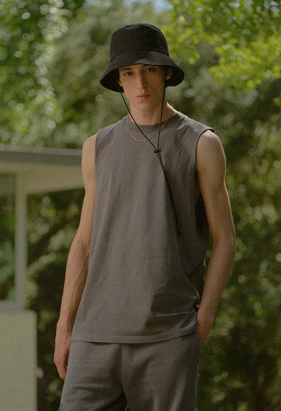 Platoon Cut-Off Tee / Washed Black sold by John Elliott product image thumbnail 4