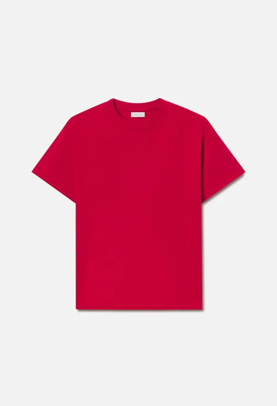 Air Spun Shrunken Tee / Rio Red made by John Elliott