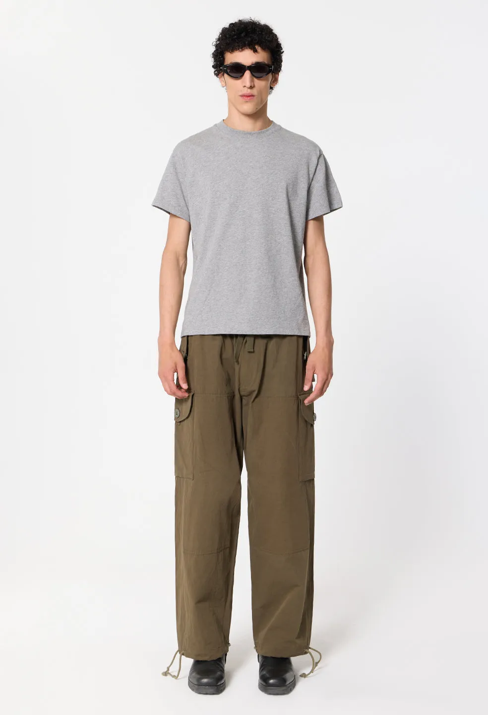 Air Spun Shrunken Tee / Heather Grey sold by John Elliott product image thumbnail 4