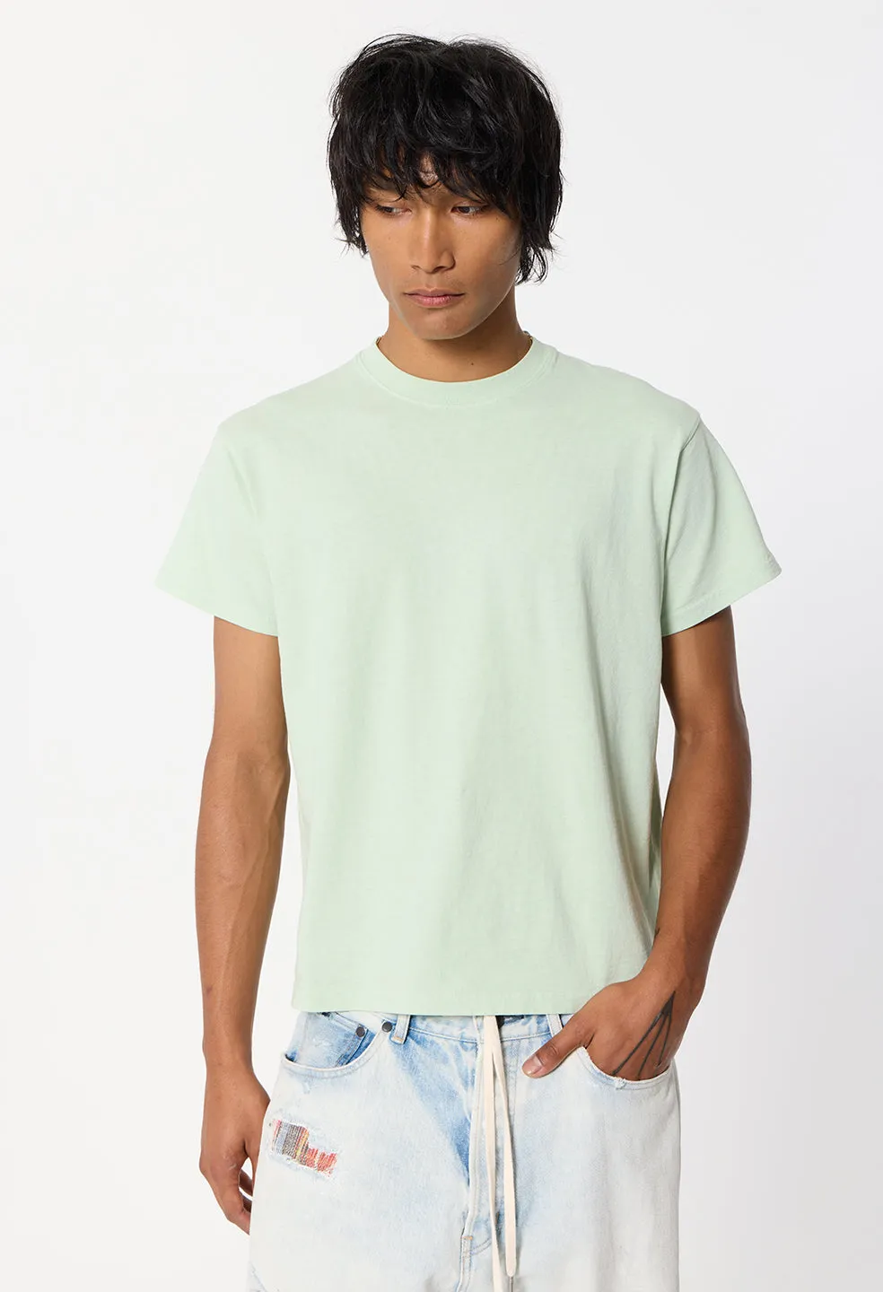Air Spun Shrunken Tee / Celadon sold by John Elliott product image thumbnail 2