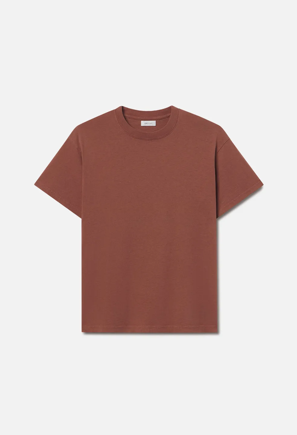 Air Spun Shrunken Tee / Rust sold by John Elliott