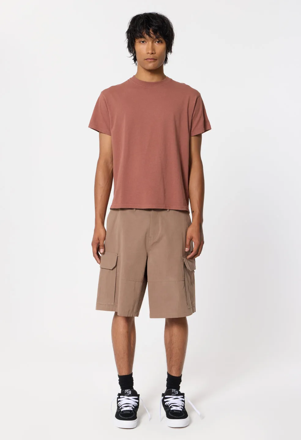 Air Spun Shrunken Tee / Rust sold by John Elliott product image thumbnail 4