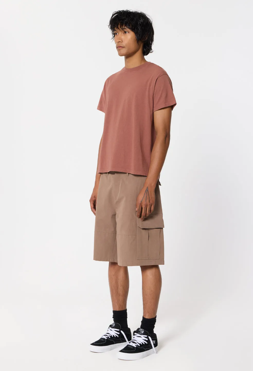 Air Spun Shrunken Tee / Rust sold by John Elliott product image thumbnail 5