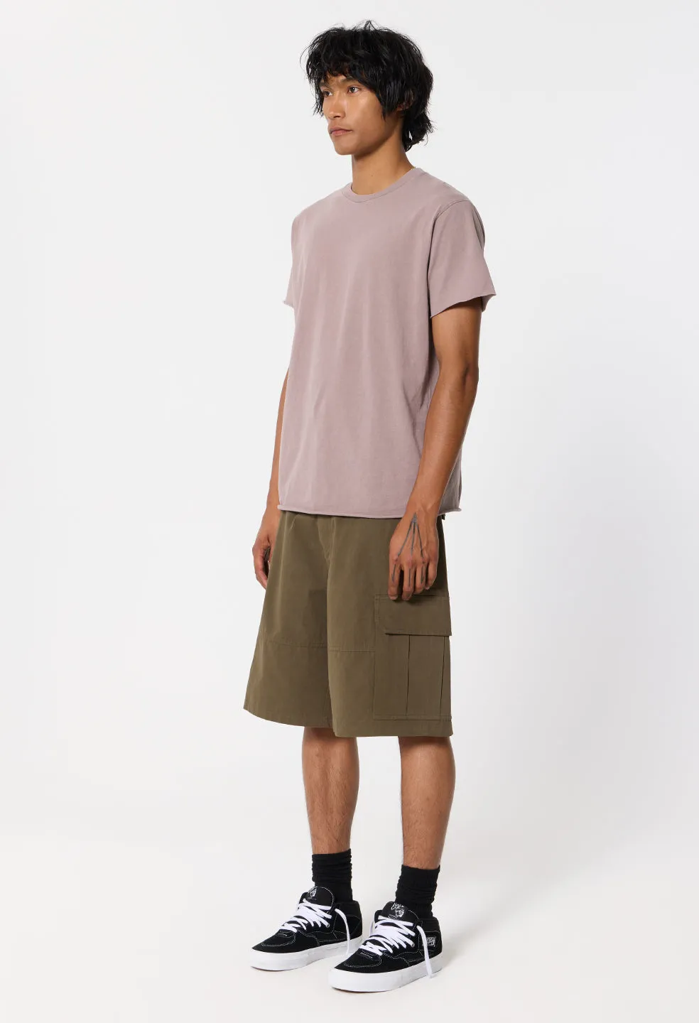 Cotton Southport Cargo Shorts / Olive sold by John Elliott product image thumbnail 5