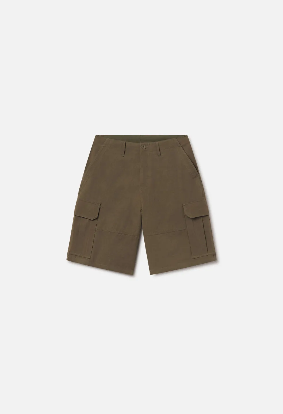 Cotton Southport Cargo Shorts / Olive sold by John Elliott
