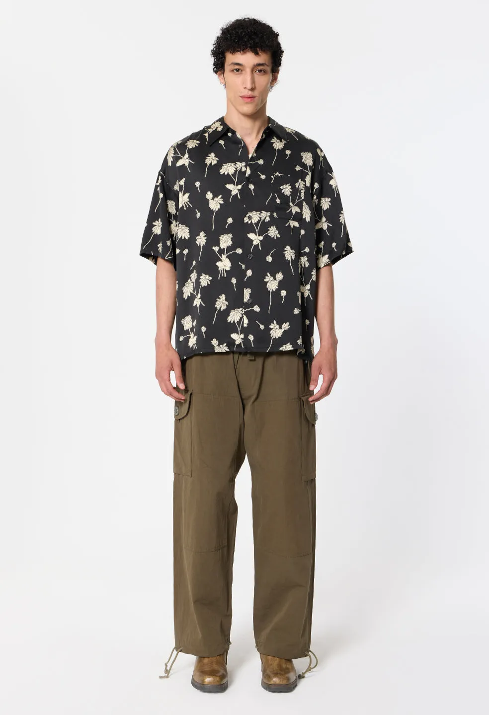 Brushed Silk Button Up / Field Sketch Black x Salt sold by John Elliott product image thumbnail 4