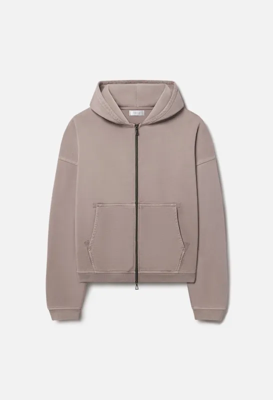 Platoon Frances Full-Zip / Washed Plum made by John Elliott