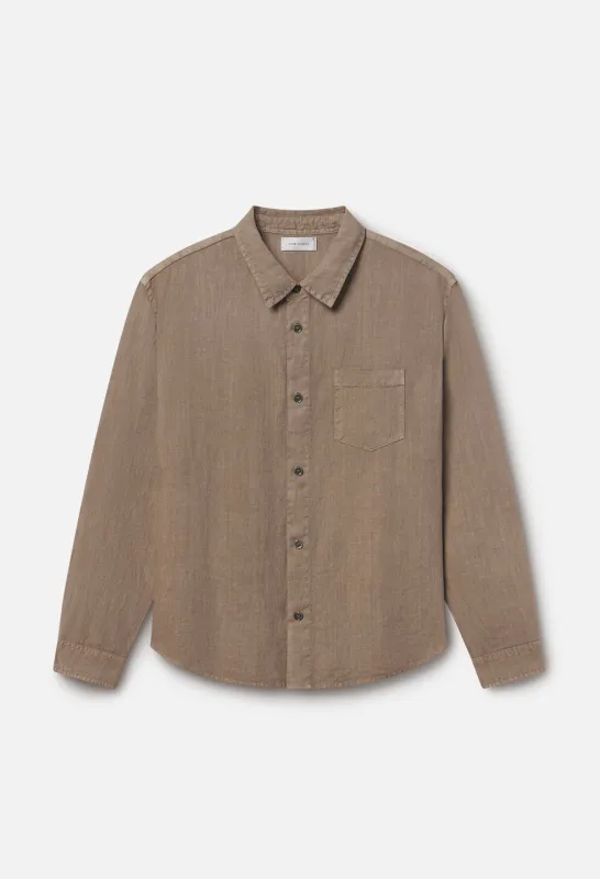 Nigril Linen Cloak / Washed Drift made by John Elliott