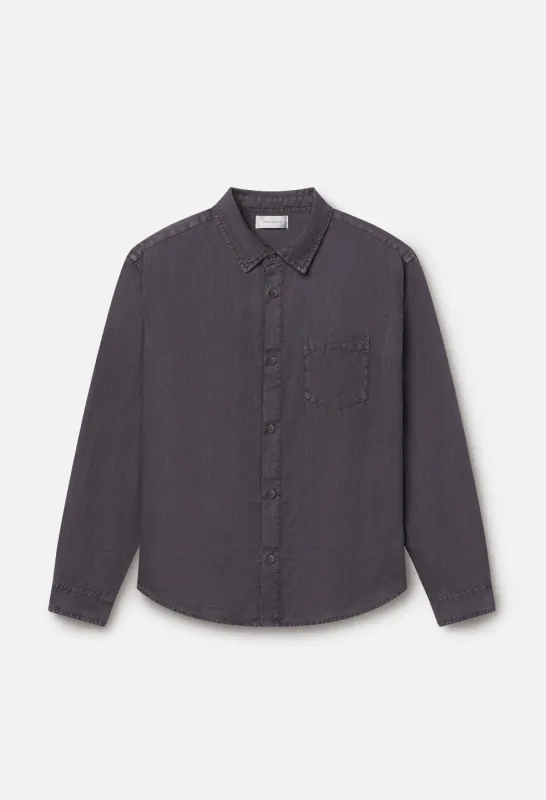 Nigril Linen Cloak / Washed Black made by John Elliott