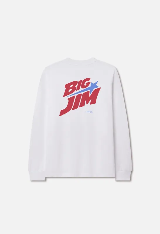 Recycled Cotton LS University Tee / Big Jim made by John Elliott