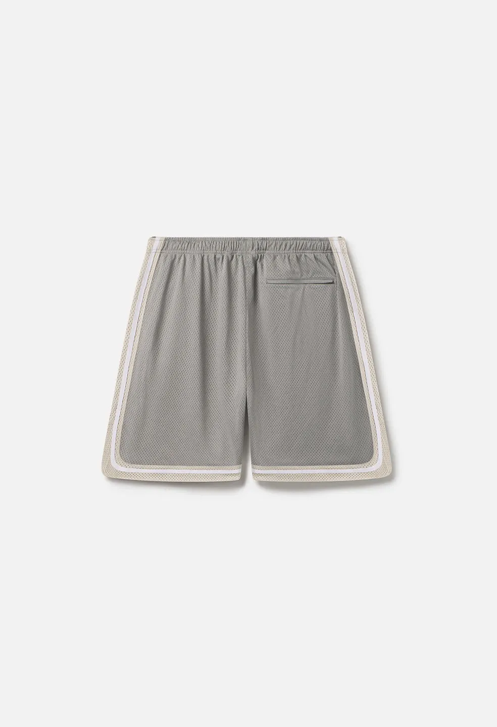 Shaolin Oversized Court Shorts / Grey x Tan sold by John Elliott product image thumbnail 3