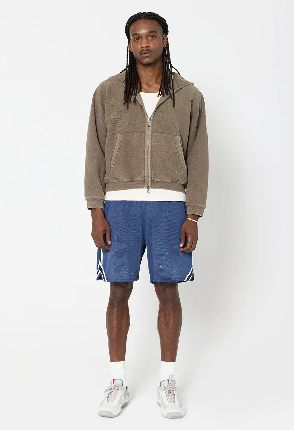 Reverse Terry Frances Full-Zip / Washed Oak sold by John Elliott product image thumbnail 4