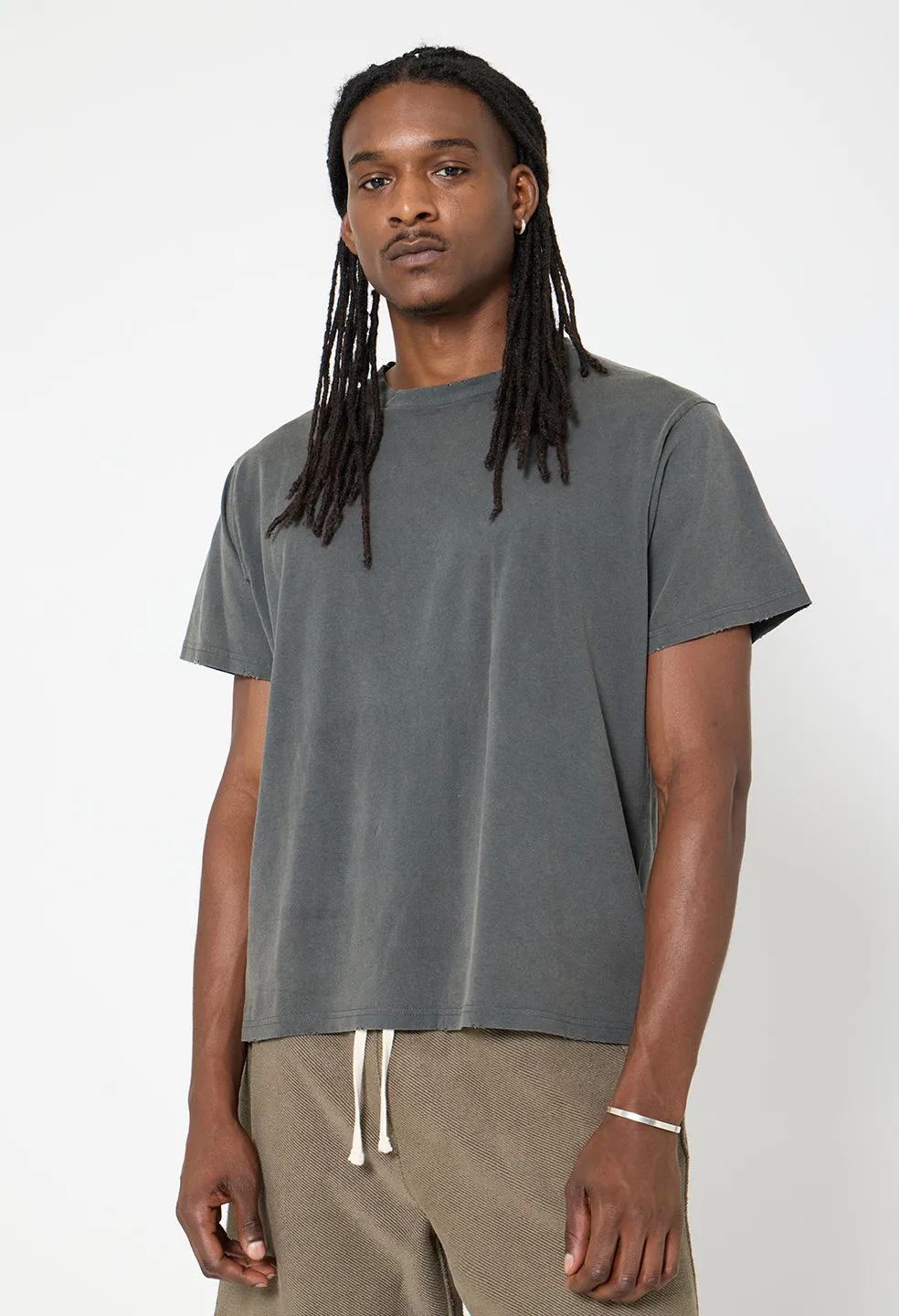 Folsom Cropped Tee / Washed Black sold by John Elliott product image thumbnail 2