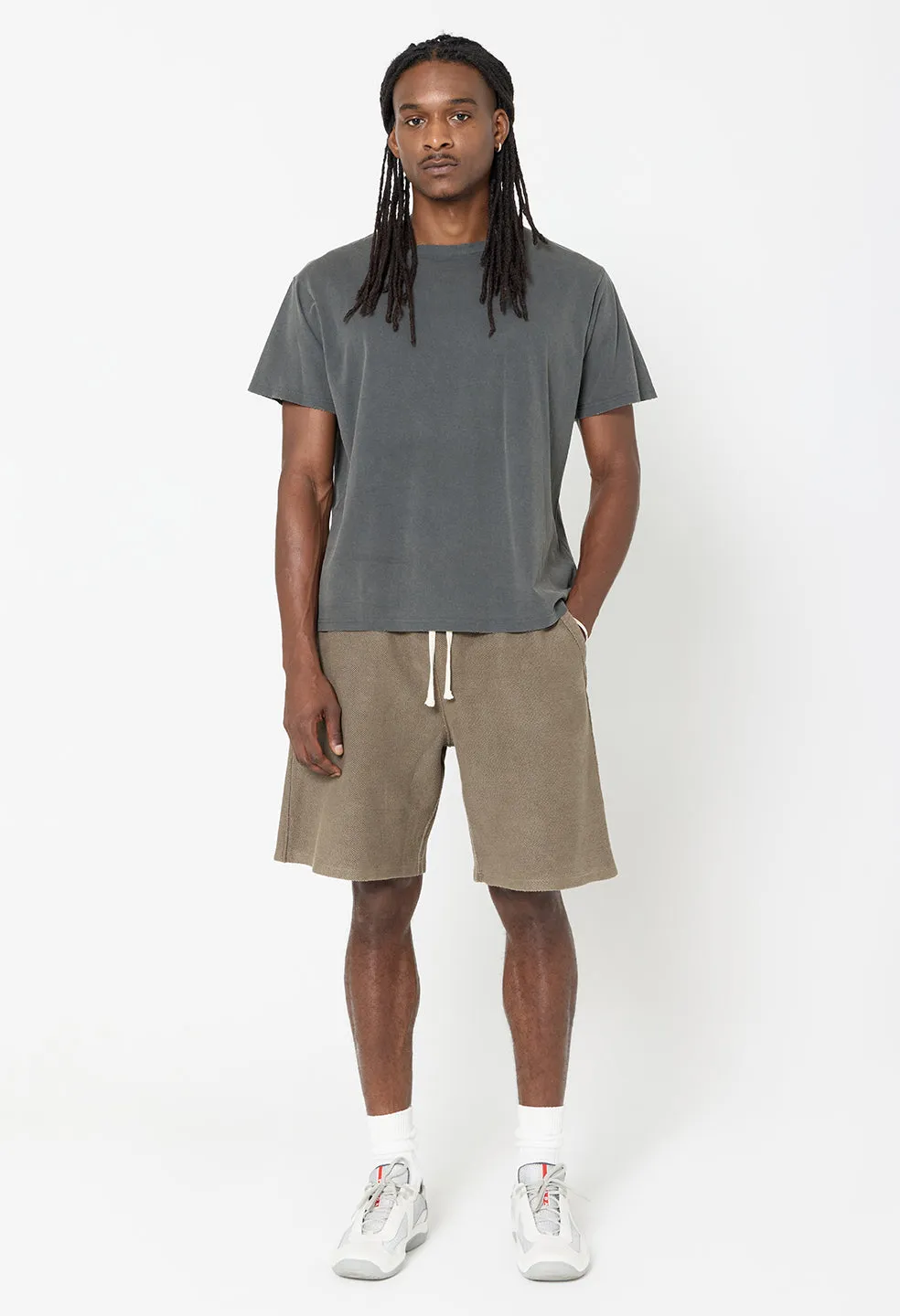 Folsom Cropped Tee / Washed Black sold by John Elliott product image thumbnail 3
