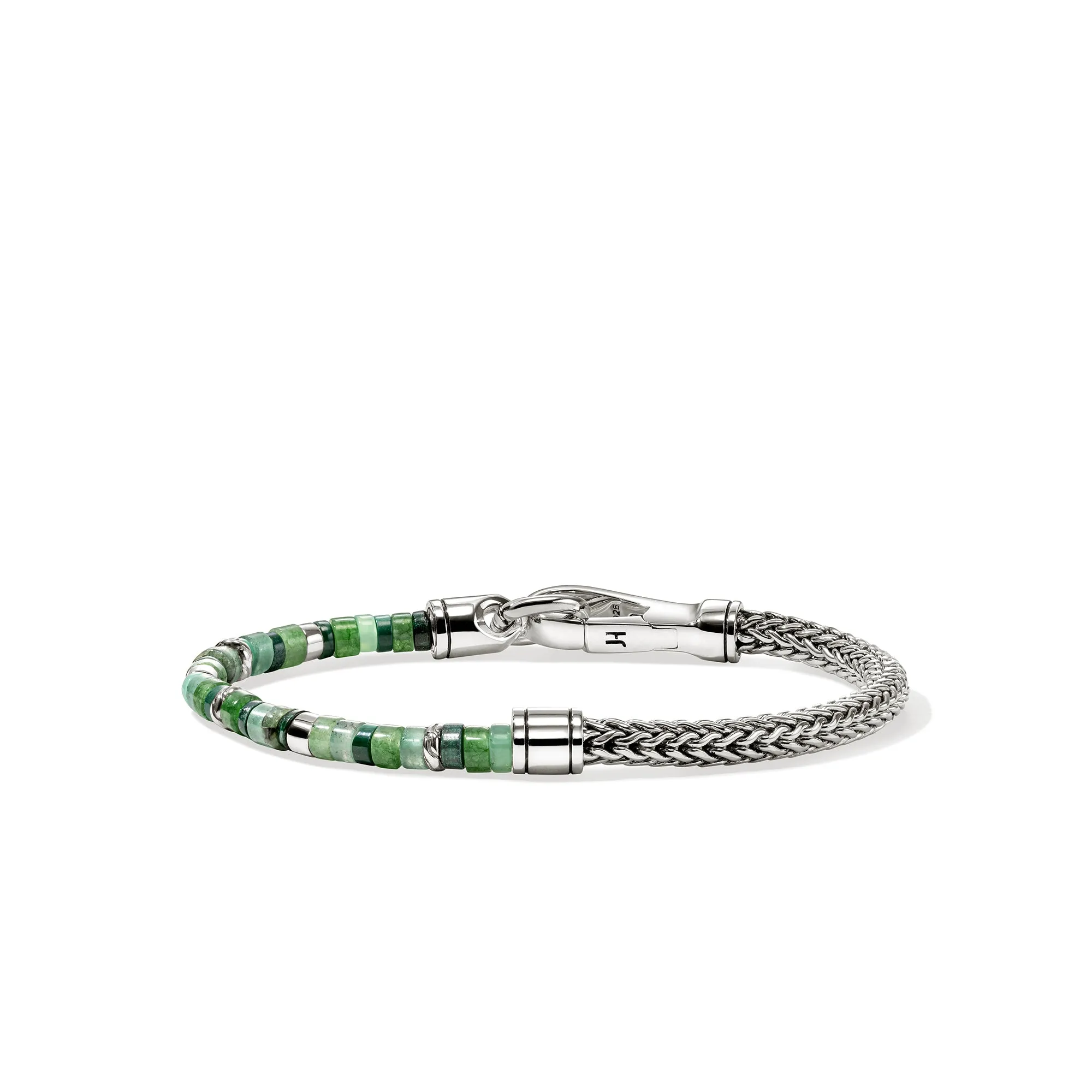 Heishi Chain Bracelet, Sterling Silver, Hardstones, Emeralds|BUS9012521MHQZATR sold by John Hardy product image thumbnail 4