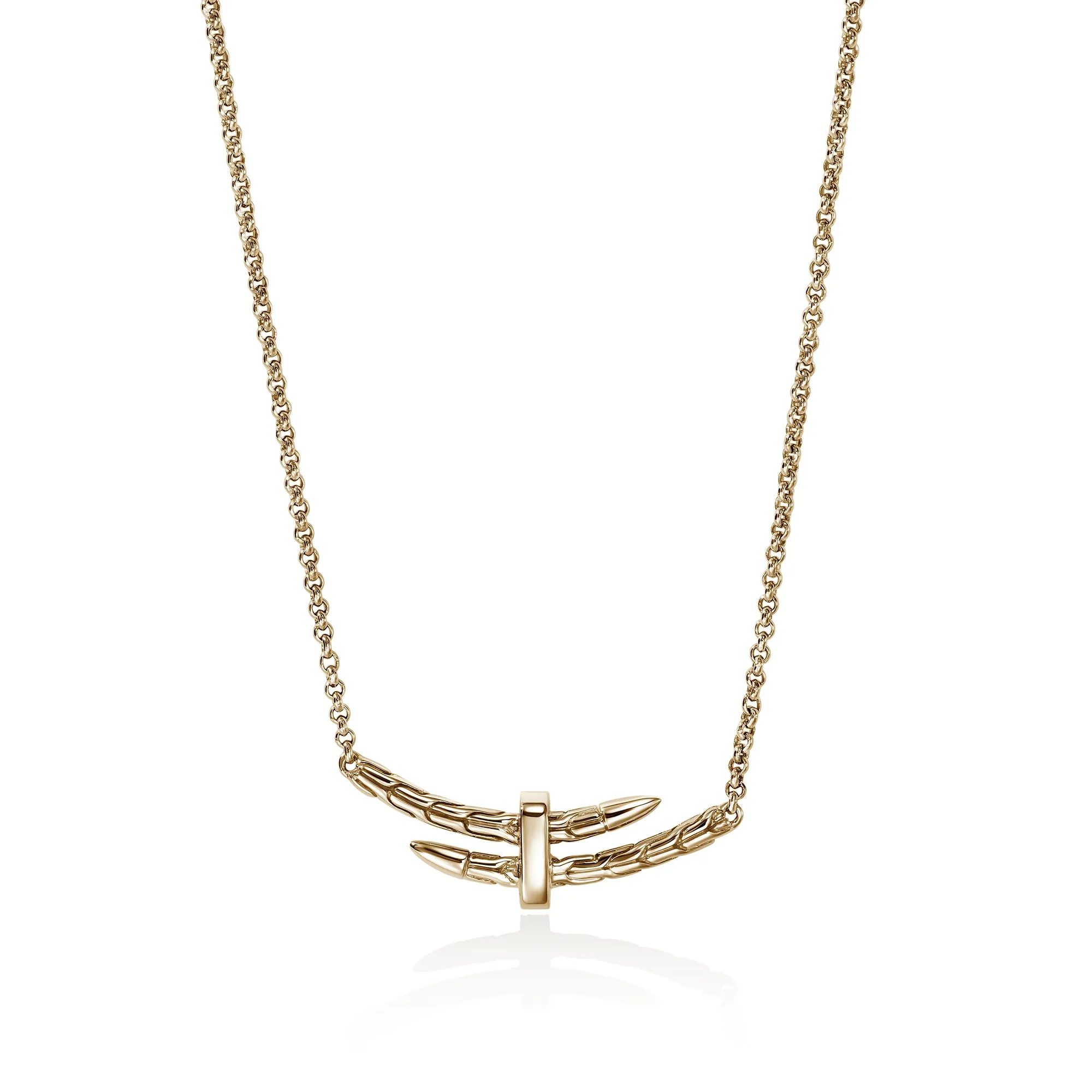 Spear Station Necklace, Gold, Diamonds|NGGX989582DI sold by John Hardy product image thumbnail 3