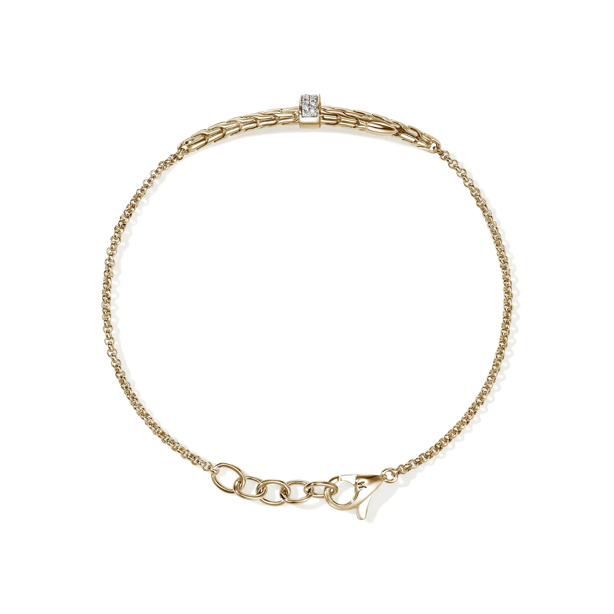 Spear Station Bracelet, Gold, Diamonds|BUGGX989572DI sold by John Hardy product image thumbnail 3