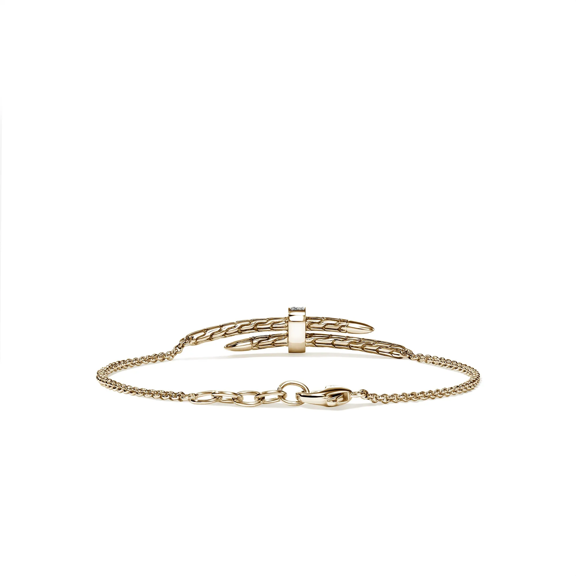 Spear Station Bracelet, Gold, Diamonds|BUGGX989572DI sold by John Hardy product image thumbnail 4
