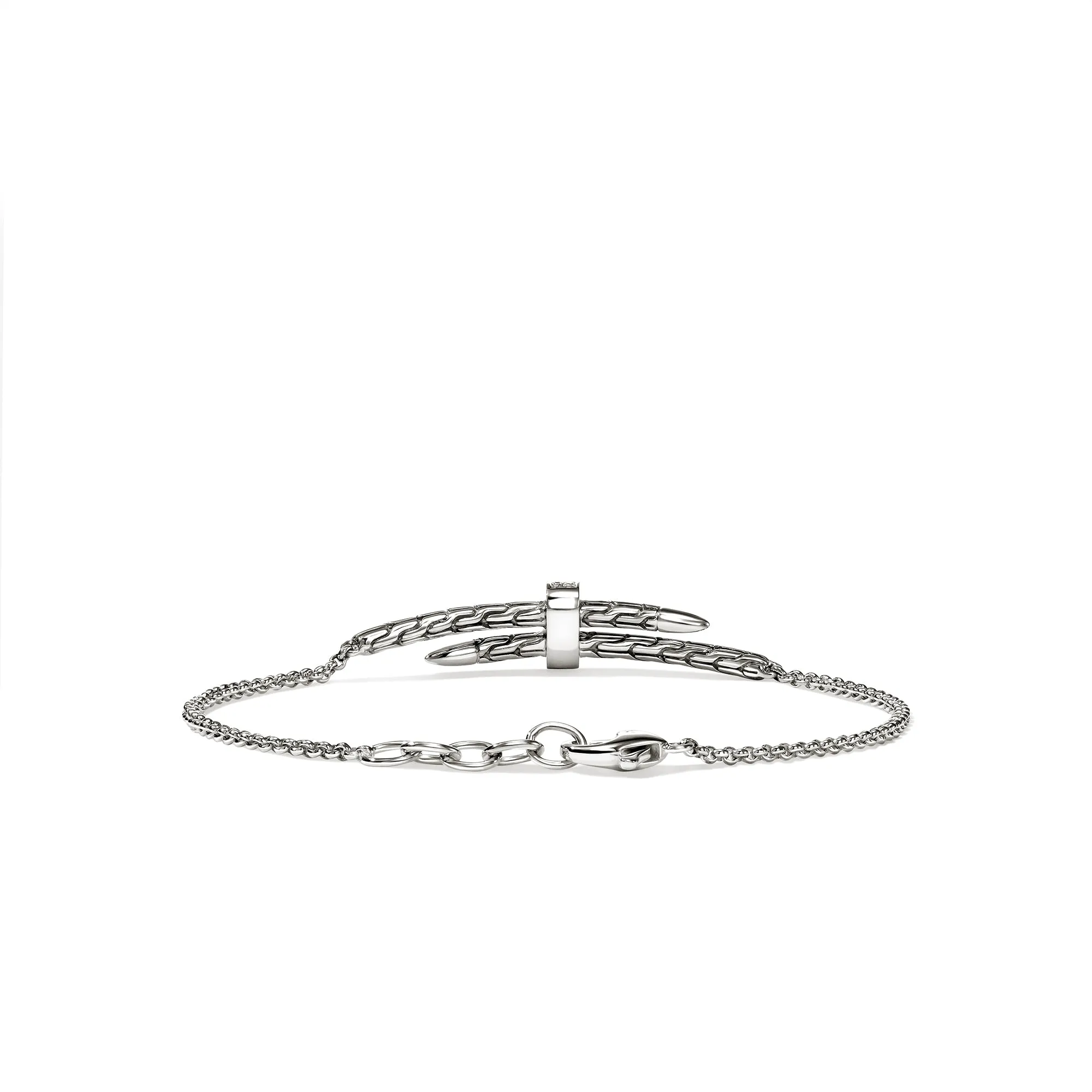 Spear Station Bracelet, Sterling Silver, Diamonds|BUP989572DI sold by John Hardy product image thumbnail 4