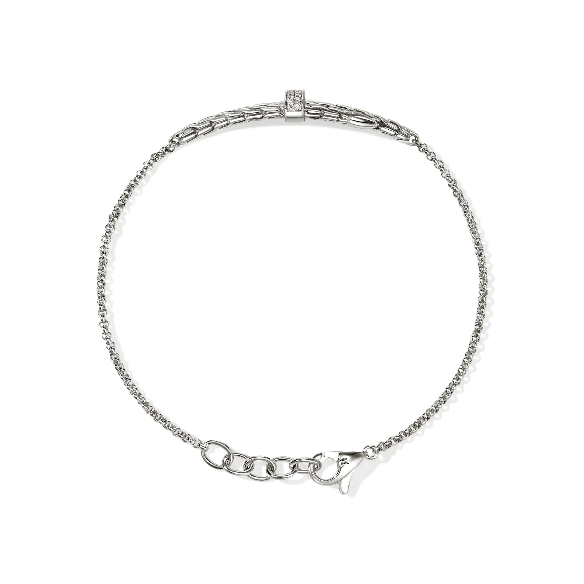 Spear Station Bracelet, Sterling Silver, Diamonds|BUP989572DI sold by John Hardy product image thumbnail 3