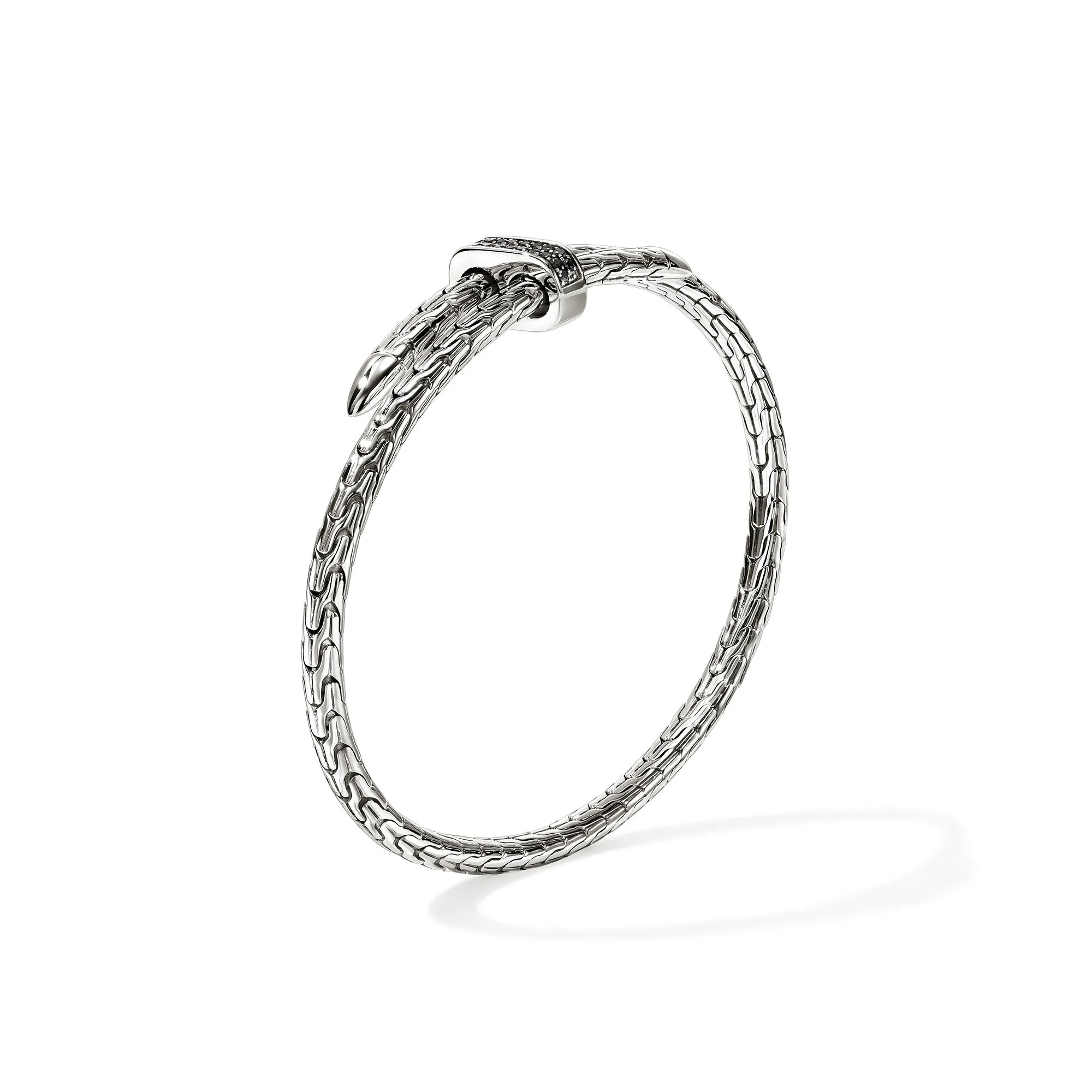 Spear Flex Cuff, Sterling Silver, Black Sapphire, 4MM|CBS987874BLS sold by John Hardy product image thumbnail 3