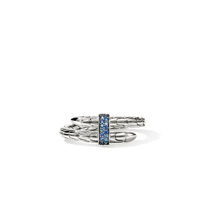 Spear Ring, Sterling Silver, Blue Sapphire|RBS986804BSP sold by John Hardy