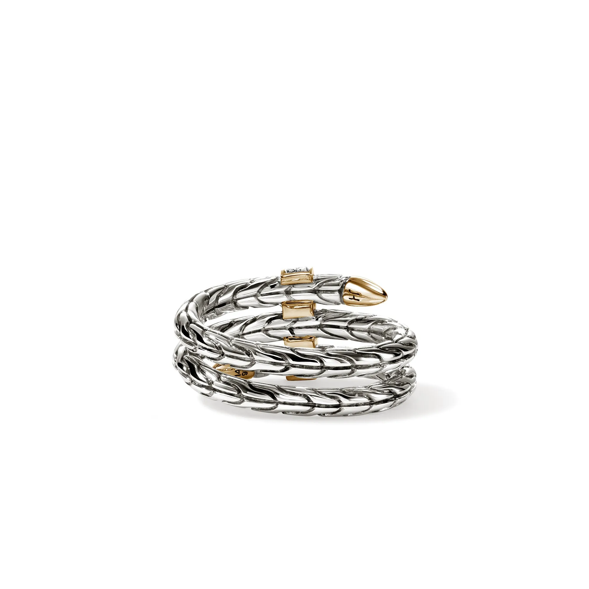Spear Triple Tier Ring, Gold, Sterling Silver, Diamonds|RZZP986812DI sold by John Hardy product image thumbnail 4
