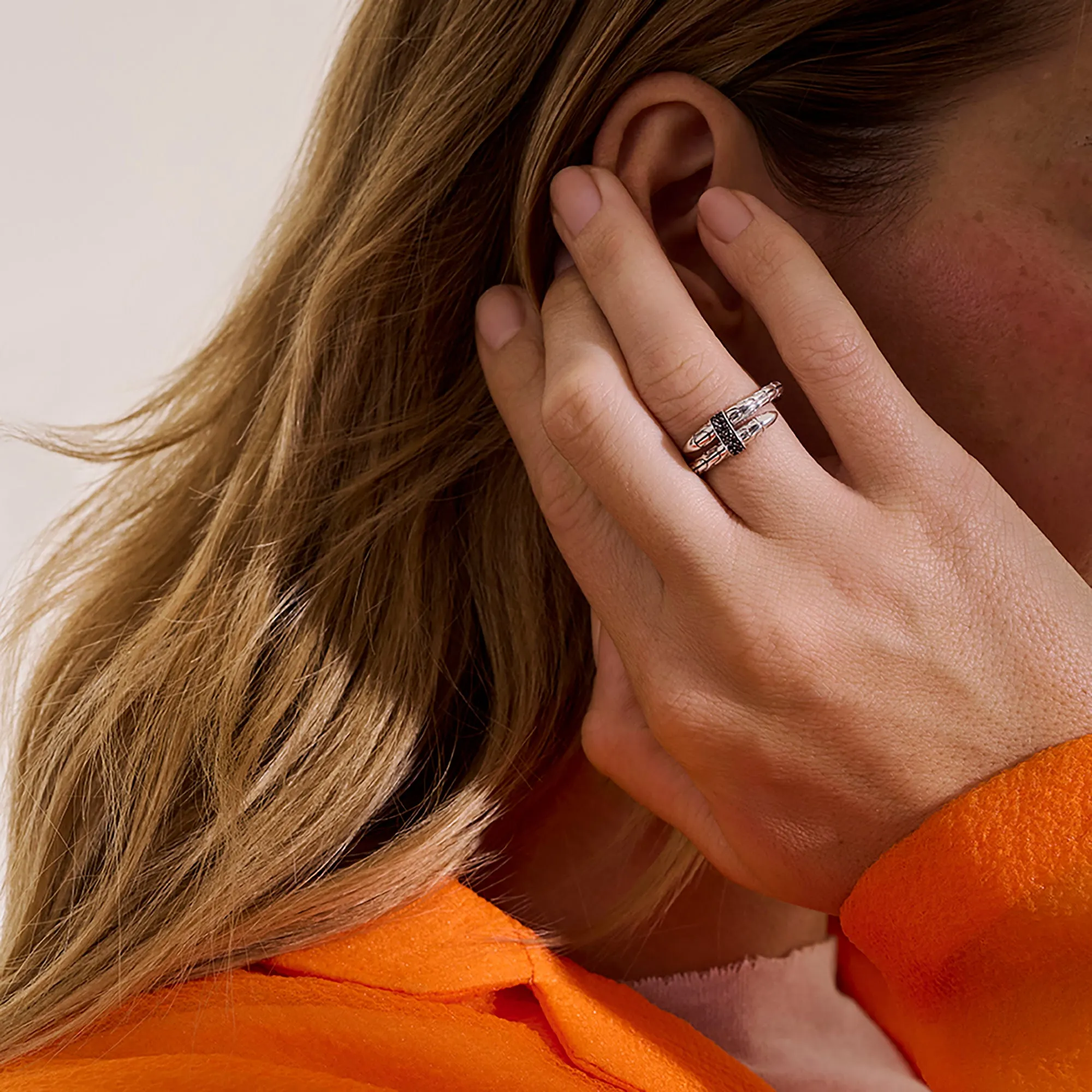 Spear Ring, Sterling Silver, Black Sapphire|RBS986804BLS sold by John Hardy product image thumbnail 5