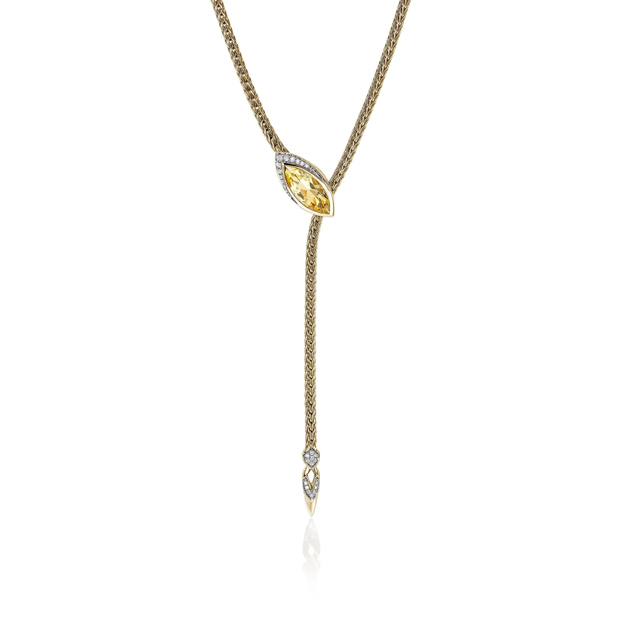 Artisan Series Naga Lariat Necklace, 2.5MM|NGS603781YBDI sold by John Hardy