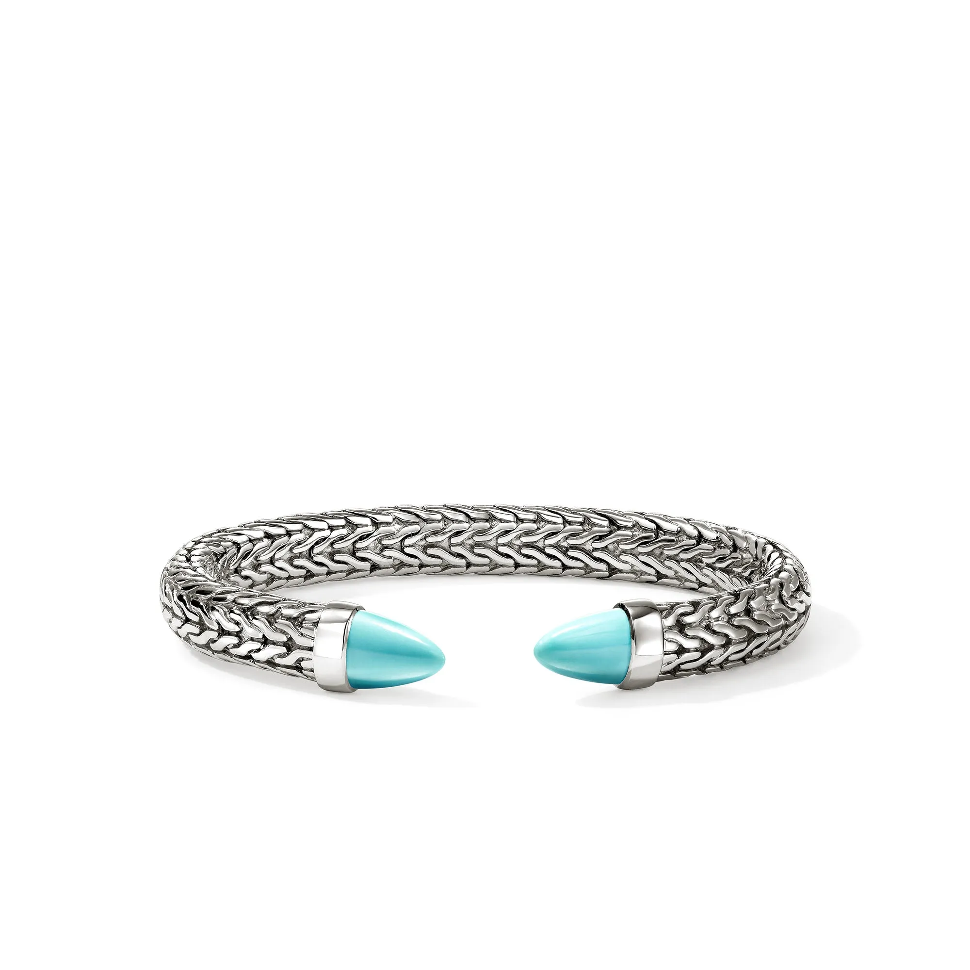 Spear 50 Flex Cuff, Sterling Silver, Turquoise|CBS987961TQ sold by John Hardy