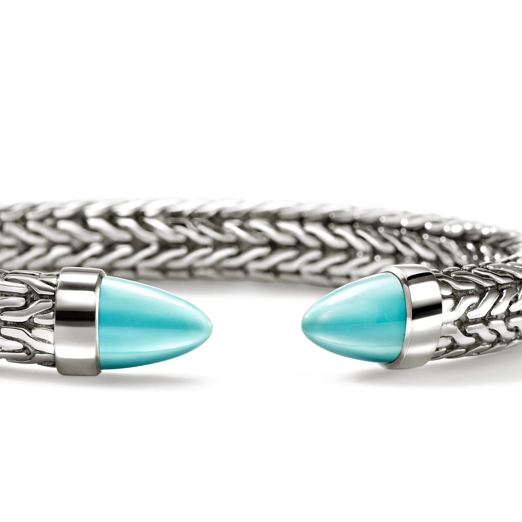 Spear 50 Flex Cuff, Sterling Silver, Turquoise|CBS987961TQ sold by John Hardy product image thumbnail 2
