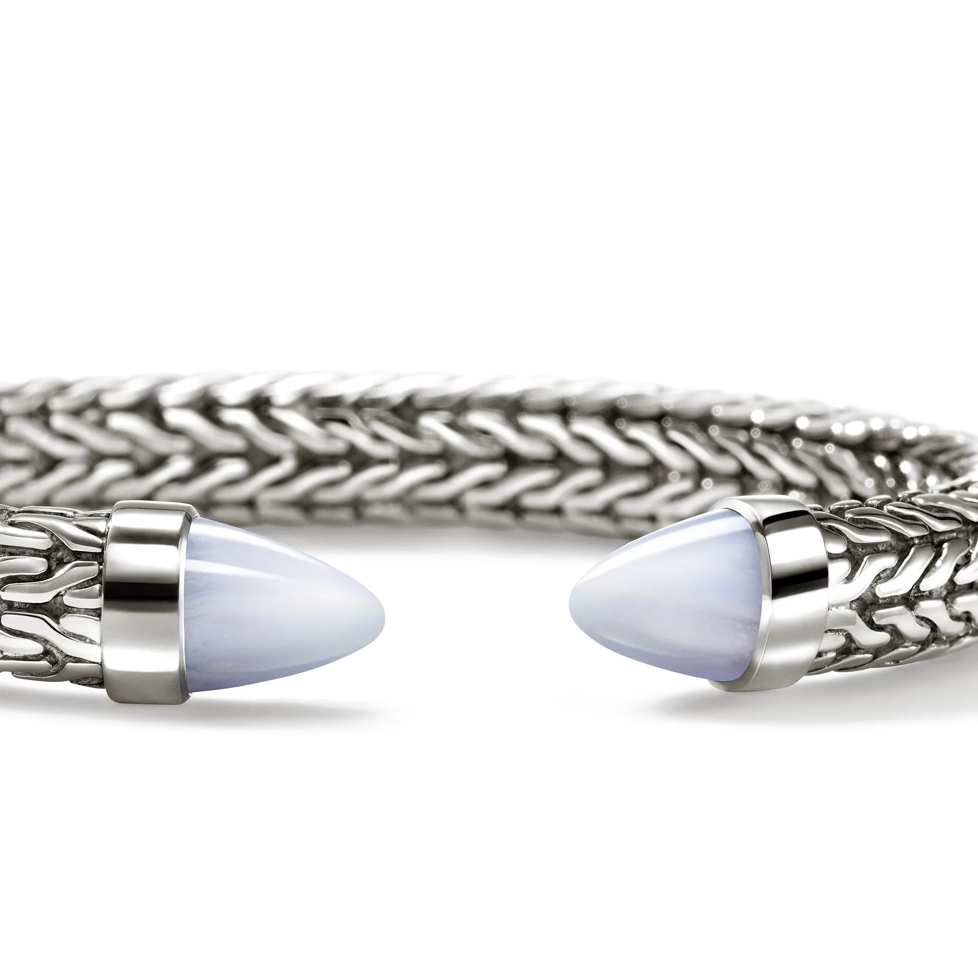 Spear 50 Flex Cuff, Sterling Silver, Blue Lace Agate|CBS987961BLA sold by John Hardy product image thumbnail 2