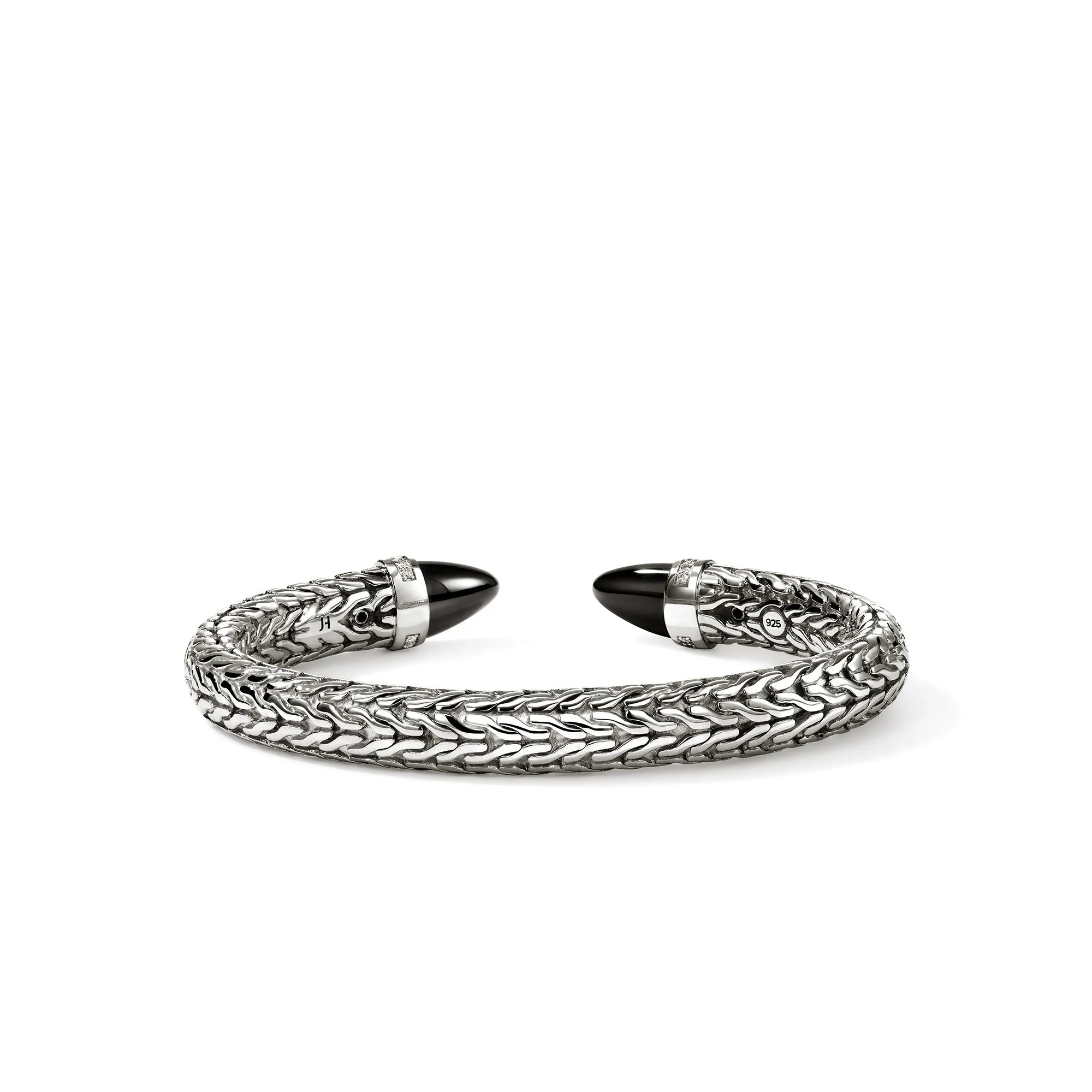 Spear 50 Flex Cuff, Sterling Silver, Black Onyx, Diamonds|CBS988981BONDI sold by John Hardy product image thumbnail 5