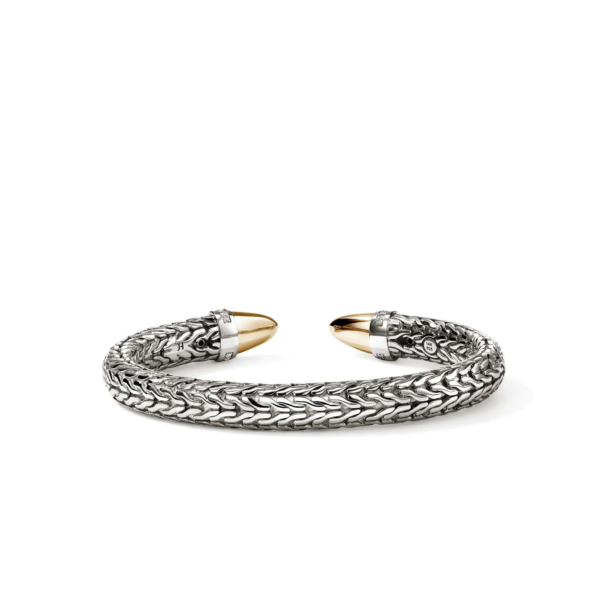 Spear 50 Flex Cuff, Gold, Sterling Silver, Diamonds|CZZP9889822DI sold by John Hardy product image thumbnail 5