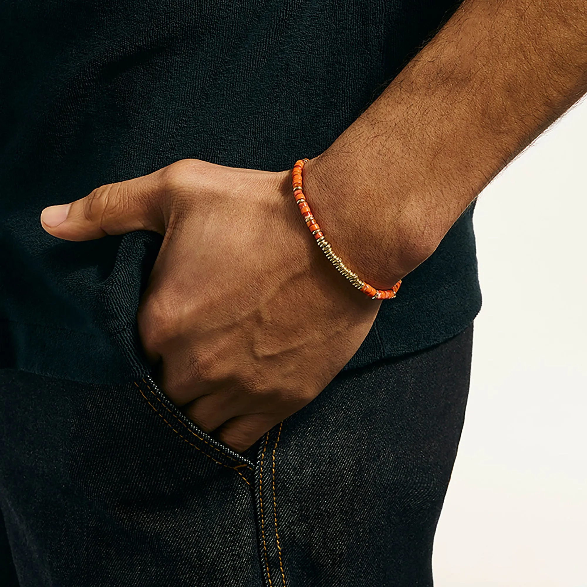 Heishi Bracelet, Gold, Sterling Silver|BUZZS290121OROYS sold by John Hardy product image thumbnail 5