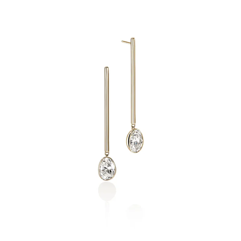 JH Lovestruck™ Drop Earrings, Gold, Diamonds, 5.0TCW|EGGX43023LGD sold by John Hardy