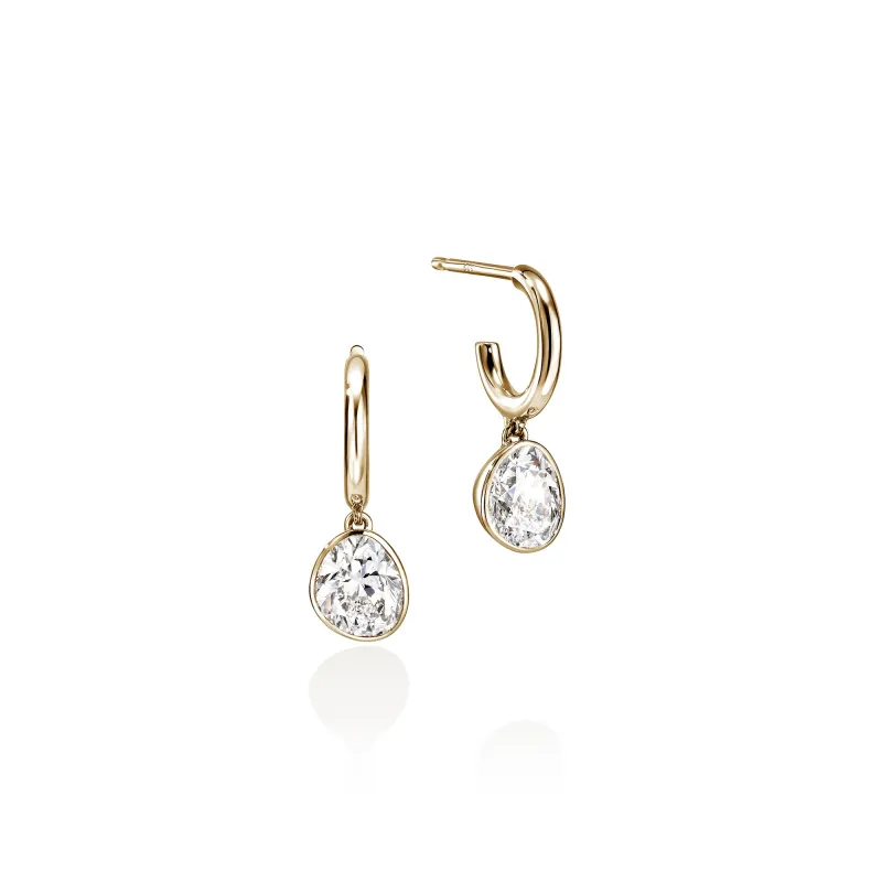 JH Lovestruck™ Hoop Earrings, Gold, Diamonds, 1.5TCW|EGGX43006LGD sold by John Hardy