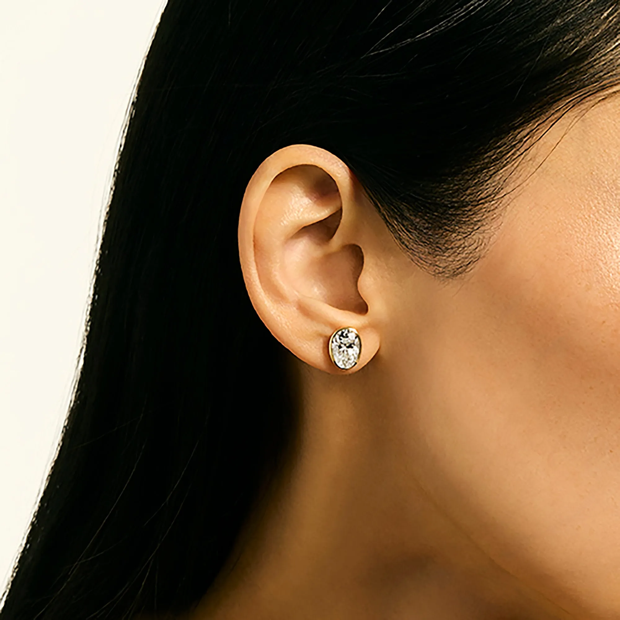 JH Lovestruck™ Stud Earrings, Gold, Diamonds, 5.0TCW|EGGX43027LGD sold by John Hardy product image thumbnail 4