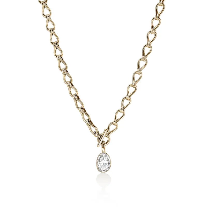 JH Lovestruck™ Link Necklace, Gold, Diamond, 2.5TCW|NGGX43018LGD sold by John Hardy